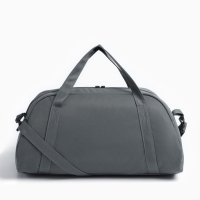 Сумка спортивная на молнии, размер универсальный , цвет серый