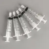 Шприц парфюмерный, 5 мл, фасовка - 5 шт., прозрачный