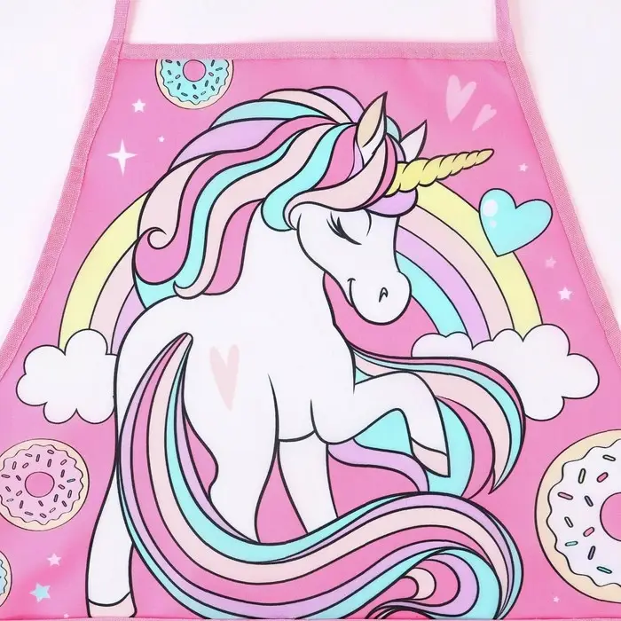 Фартук для труда 490*395, Минни Маус и единорог