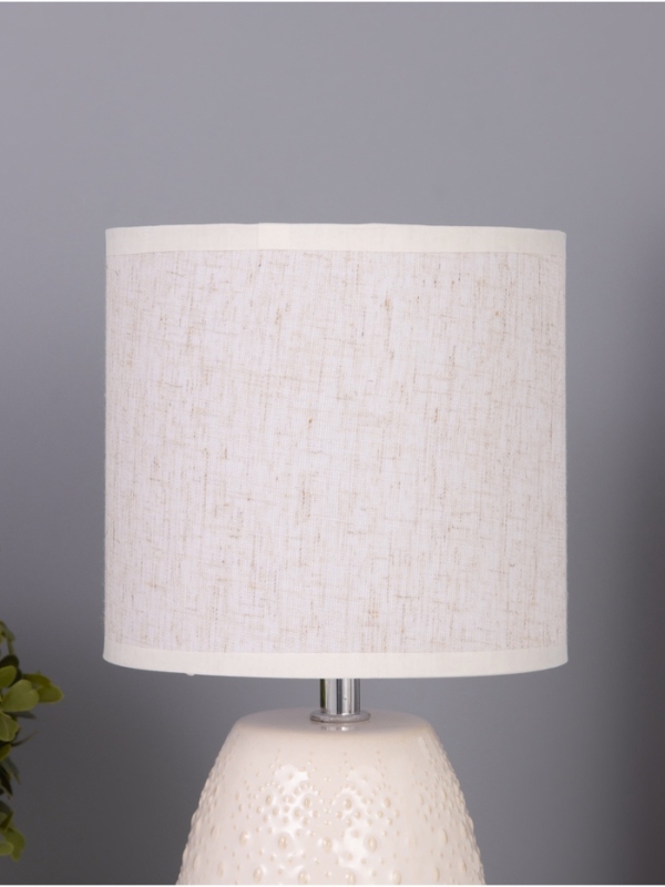 Лампа настольная "Масаки" 1х40Вт Е14 бежевый 15х15х30см