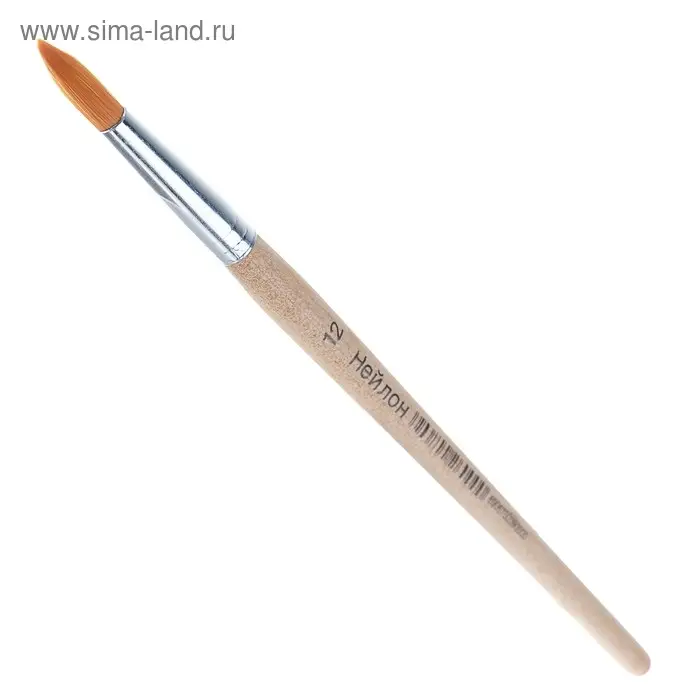 Кисть нейлон № 12, круглая