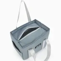 Термосумка на молнии, 6.4 л, цвет серый