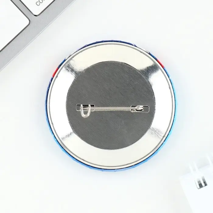 Значок закатной на День Победы &laquo;9 мая Спасибо за мирное небо&raquo;, d = 5,6 см