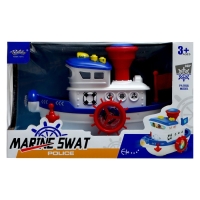 Катер &laquo;Морячок&raquo;, свет, звук, на батарейках