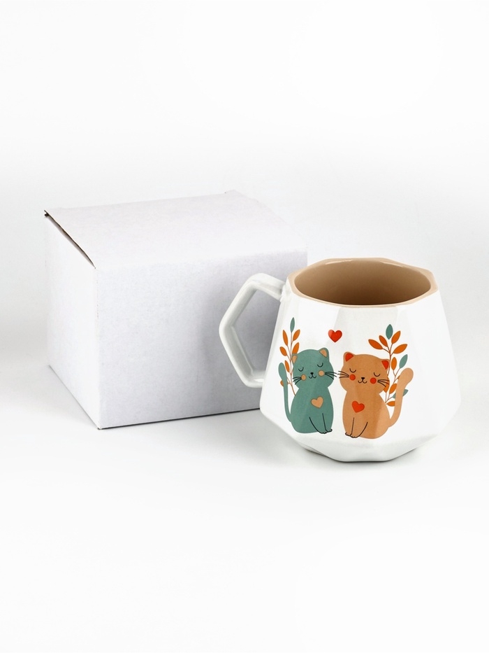 Кружка керамическая Дорого внимание &laquo;Котики&raquo;, 350 мл