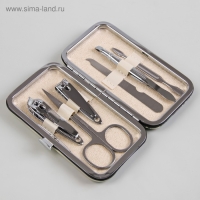 Набор маникюрный &laquo;Фрукты&raquo;, 6 предметов, в футляре, рисунок МИКС