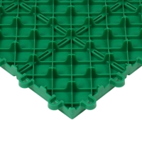 Модульное покрытие, 30 &times; 30 см, пластик, зелёное, 1 шт.