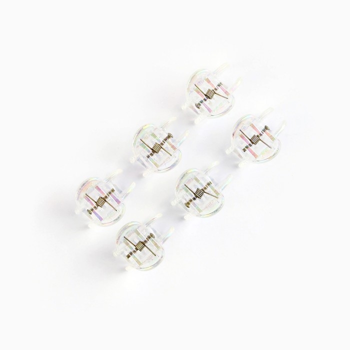 Краб для волос &laquo;Самой очаровательной&raquo;, набор 6 шт, 1,5 х 1,5 см