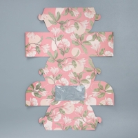 Коробка для капкейков, кондитерская упаковка двухсторонняя, 2 ячейки, &laquo;Вдохновляй красотой&raquo;, 16 х 10 х 10 см