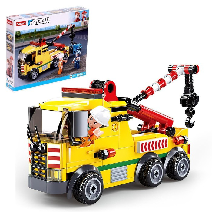 Конструктор Город &laquo;Дорожный эвакуатор&raquo;, 205 деталей