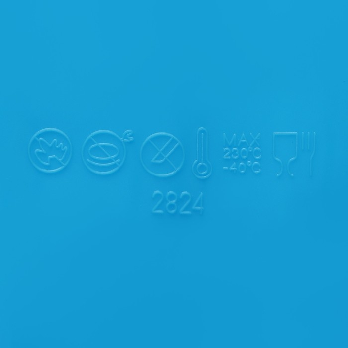 Коврик для выпечки с разметкой Доляна &laquo;Буссен&raquo;, силикон, 38&times;28 см, цвет МИКС