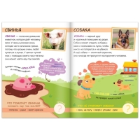 Набор 3 в 1 &laquo;Моя ферма&raquo;: 11 пазлов-цепочек, книга с наклейками, раскраска
