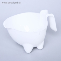 Ванночка &laquo;Буль-Буль&raquo;, со сливом, цвет белый, ковш МИКС