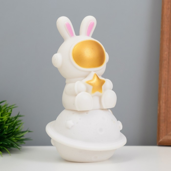 Светильник "Заяц со звездой на сатурне" 2Вт LED LR44 5х8х13см