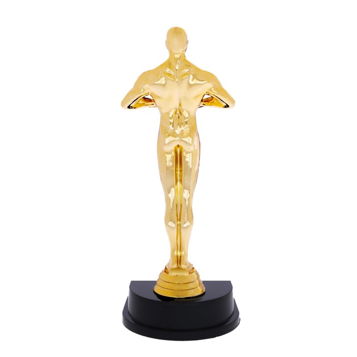 Наградная фигура мужская, &laquo;Оскар&raquo;, подставка пластик черная, 24 х 8,8 х 8,8 см.