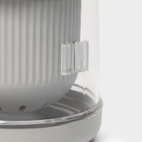 Ёршик для унитаза SAVANNA, настенный, силиконовый с емкостью для моющего средства, 10.5&times;10.5&times;41 см, белый
