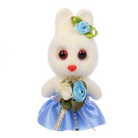 Игрушка из пенопласта &laquo;Зайка с цветами&raquo;, 13 см