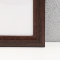 Фоторамка пластик "МИРАМ" 50х70 см, 647246 тёмный орех (пластиковый экран)