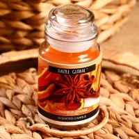 Свеча в банке 11х5,5 см Cinnamon orange 140 мл