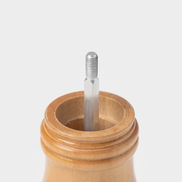 Мельница для специй Доляна &laquo;Дуновение леса&raquo;, 10,5&times;4,5 см, керамический механизм, цвет светлое дерево