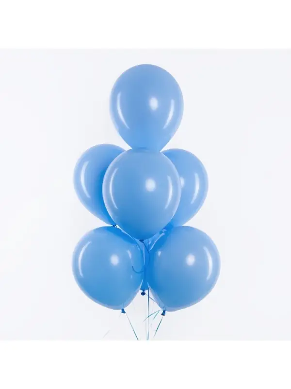 Воздушные шары латексные 12" &laquo;Голубые&raquo;, 100 шт.