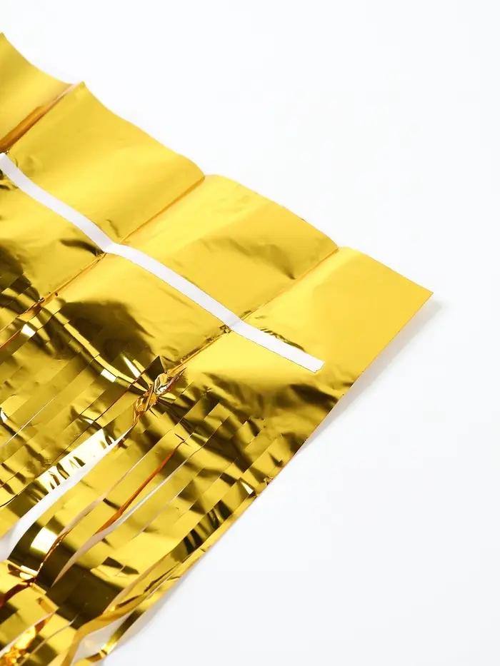 Занавес для фотозоны &laquo;Дождик&raquo; цвет золотой, 1*2 м