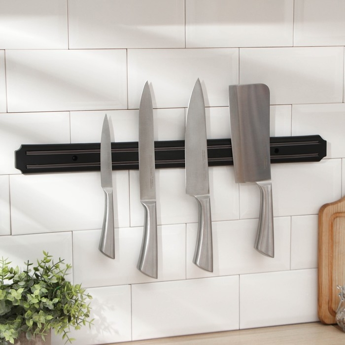 Держатель для ножей магнитный Доляна &laquo;Линия&raquo;, 55 см