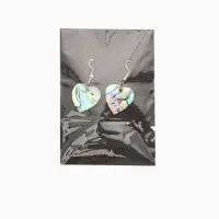 Серьги "Сердце моря" ракушка 5,5х2 см