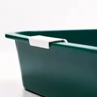 Туалет "Белла мини" для кошек, с сеткой, 35 х 26  х 6 см, Зеленый