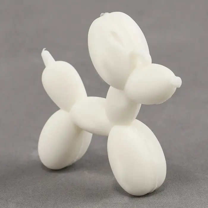 Алмазная мозаика на брелоке "Собачка" серебро