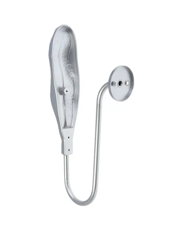 Крючок для штор CAPPIO KS040, цвет серебро с золотом, набор 2 шт