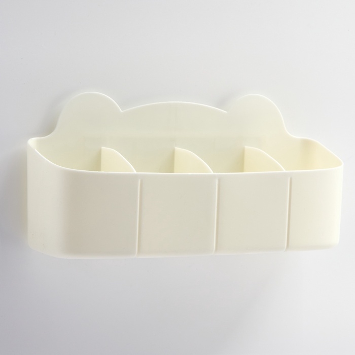 Подставка для зонтов, пластик, 23,5&times;7,5&times;11 см, белая