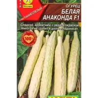Семена Огурец китайский Белая анаконда F1 Ор. А Парт, Ц/П,10 шт.
