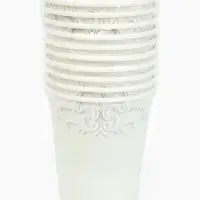 Стакан одноразовый бумажный &laquo;Керамика, узоры&raquo;, 250 мл