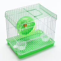 Клетка для грызунов укомплектованная RT-2q, 22 х 16 х 20 см, зелёная (фасовка 30 шт)