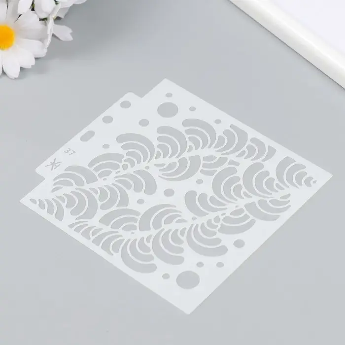 Трафарет пластик "Морской путь" 13х14 см