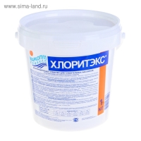 Дезинфицирующее средство "Хлоритэкс", для воды в бассейне, гранулы, 1 кг