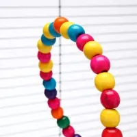 Игрушка для птиц, 100 см, микс цветов