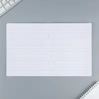 Тетрадь 12 листов в косую линейку, А5, на скрепке, блок №1 &laquo;Пушистые питомцы&raquo; МИКС