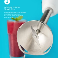 Кухонный погружной блендер измельчитель 3 в 1 со стаканом