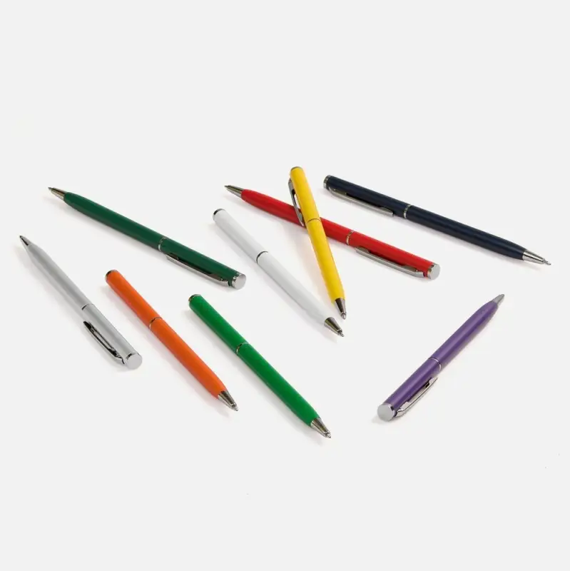 Ручка шариковая Hotel Chrome, ver.2, глянцевая белая