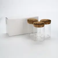 Набор банок для хранения Дорого внимание &laquo;Flora&raquo;, 550 мл, 3 шт