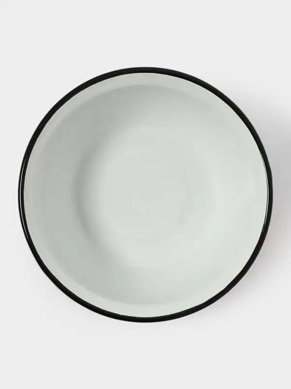 Миска 1л (белая)Цветное печенье