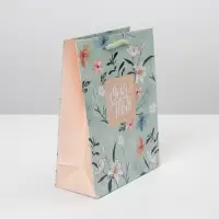 Пакет подарочный ламинированный, упаковка, Just for you, MS 18 х 23 х 8 см