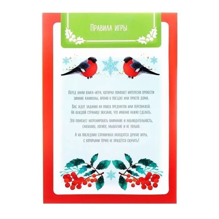 Новогодняя игра-книга &laquo;Чем занять ребёнка? Найди отличия&raquo;, А5, 26 страниц, 4+