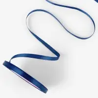 Лента атласная, 6 мм, 23&plusmn;1 м, синяя №120