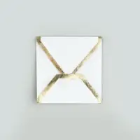 Открытка с конвертом &laquo;Сияй&raquo;, тиснение, 7 х 7 см