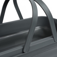 Корзина - столик Maclay 2 в 1, складная, 47 х 28,5 х 23,5 см, стол 45 х 28 х 16 см, серая