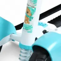 Снегокат &laquo;Тимка спорт 6Д&raquo; с забавными медвежатами, с двумя спинками, с родительской ручкой, бирюзовый, ТС6Д/ЗМ Nika