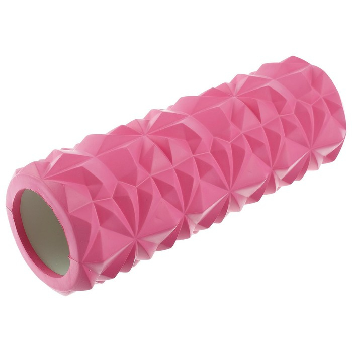 Ролик массажный Sangh, 33&times;10 см, цвет розовый